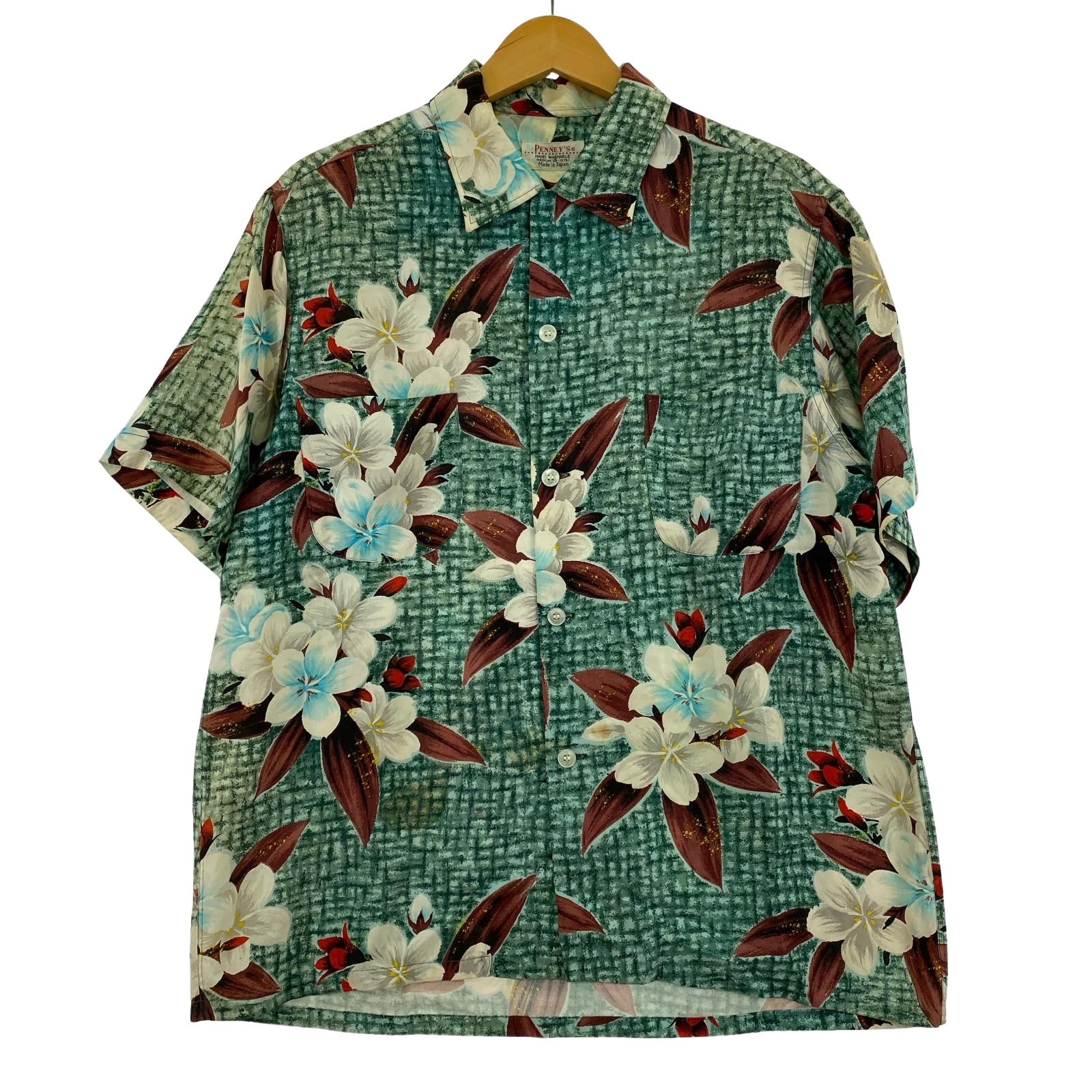 半袖シャツ 50s PENNYS Aloha Shirts 15-15 1/2 M