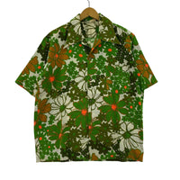 半袖シャツ ~60sHookano Aloha Shirts GRN L L