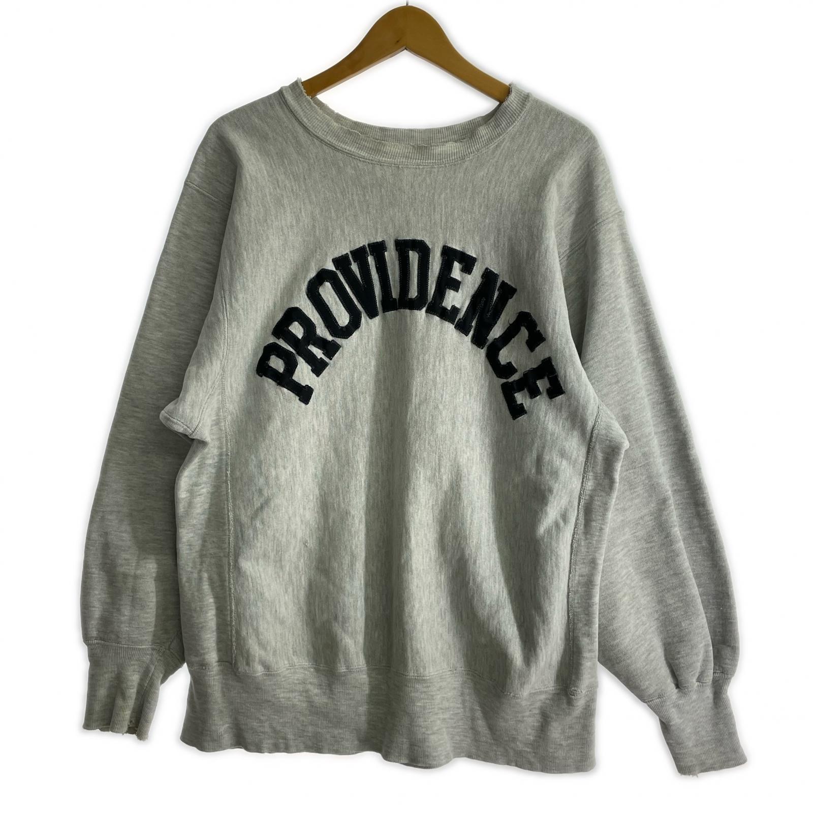 スウェット 90s USA製 PROVIDENCE リバースウィーブスウェット (L) L グレー