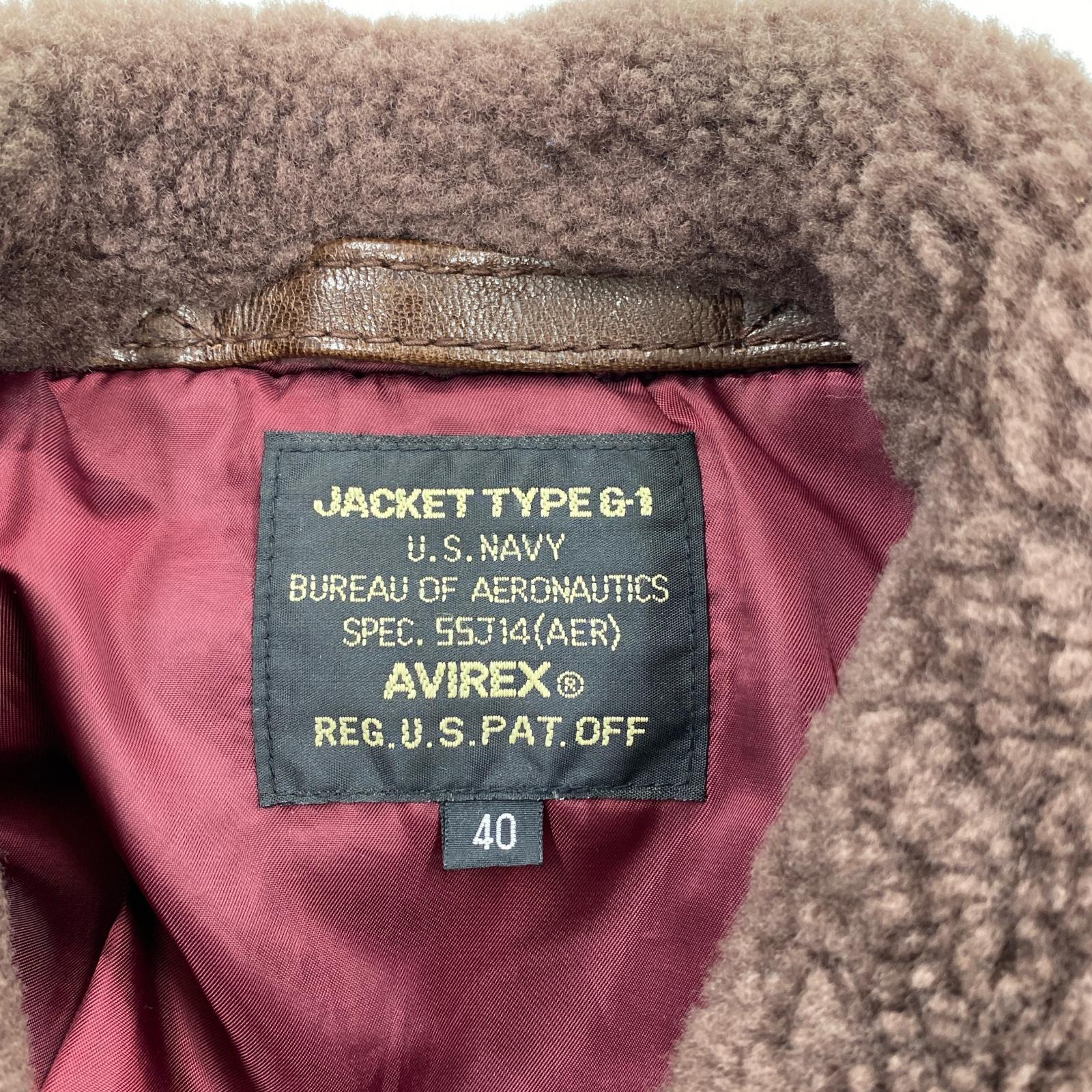 ジャケット G-1 FIGHTING 33 REVIVAL BRW 40 ブラウン