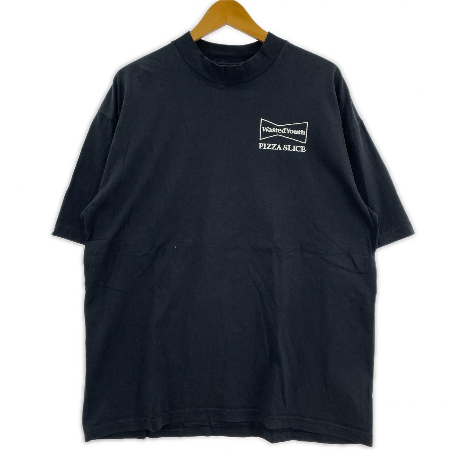 半袖Tシャツ wasted youth カットソー 黒 L ブラック