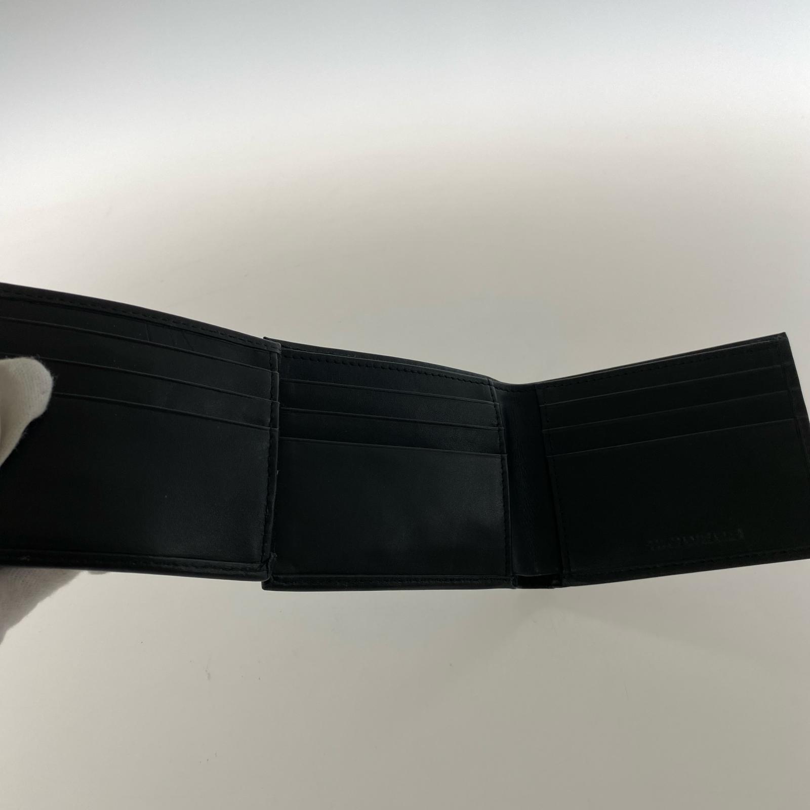 コンパクトウォレット Calvin Klein 二つ折り財布 ブラック
