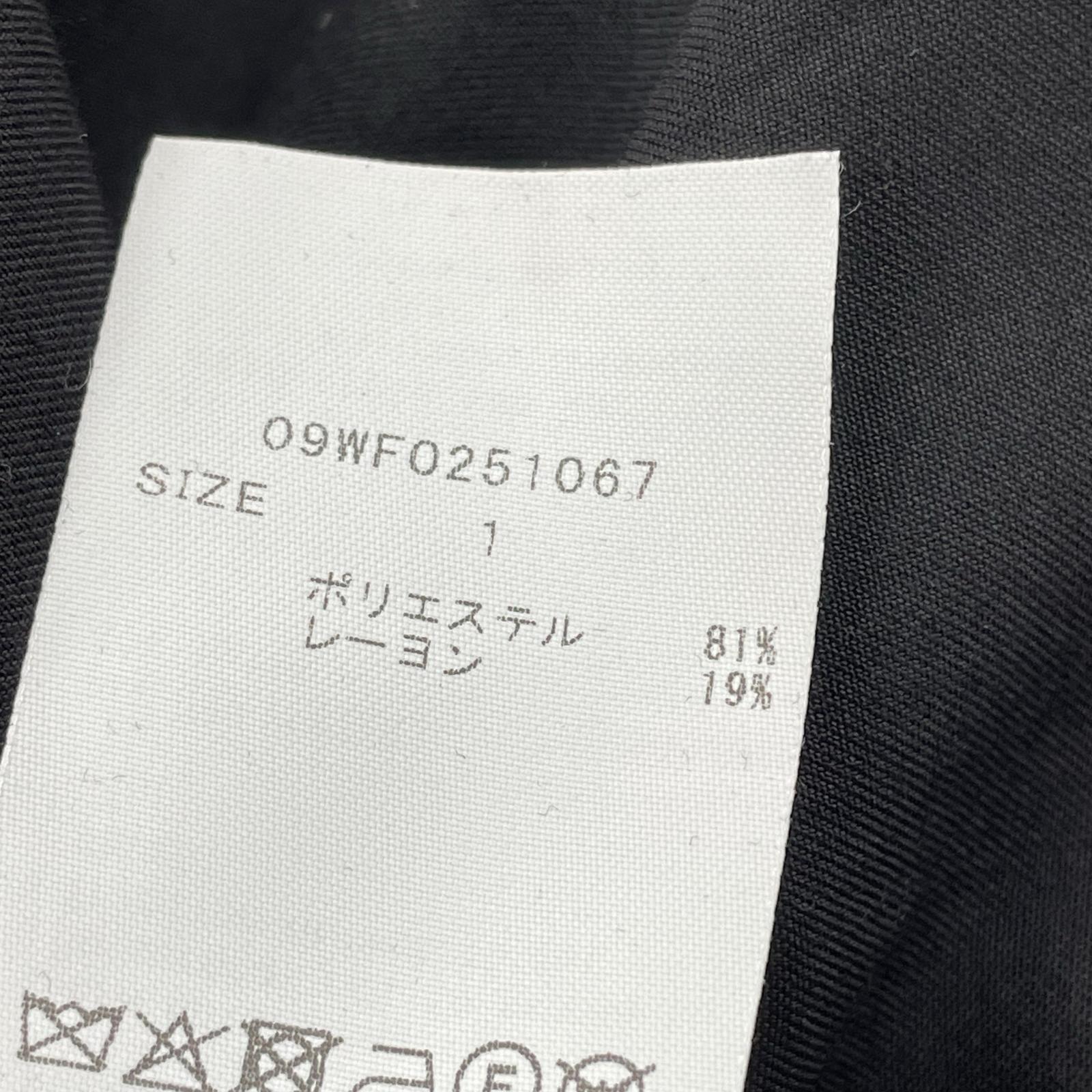 サロペット ラッフルベアオールインワン/ブラック 1 ブラック