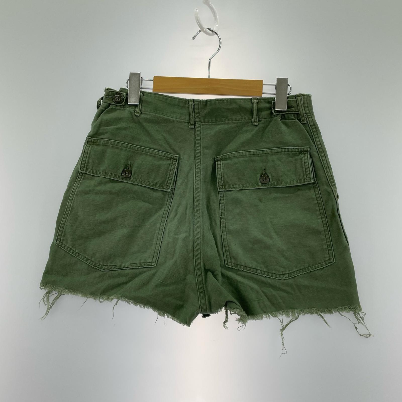ショートパンツ 米軍実物 ベイカーパンツ リメイク カーキ (W29)