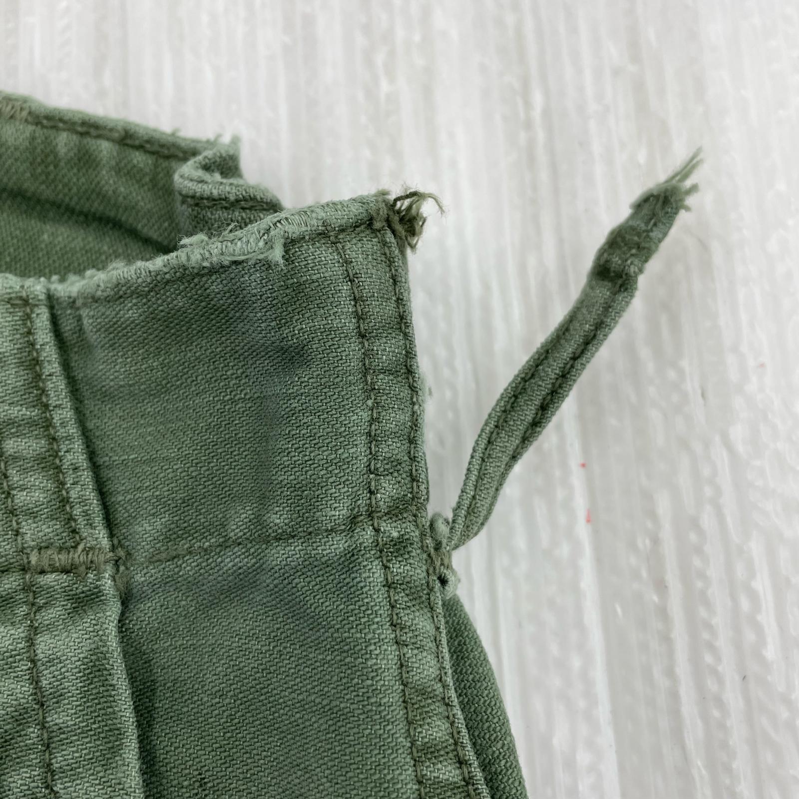 ショートパンツ 米軍実物 ベイカーパンツ リメイク カーキ (W29)