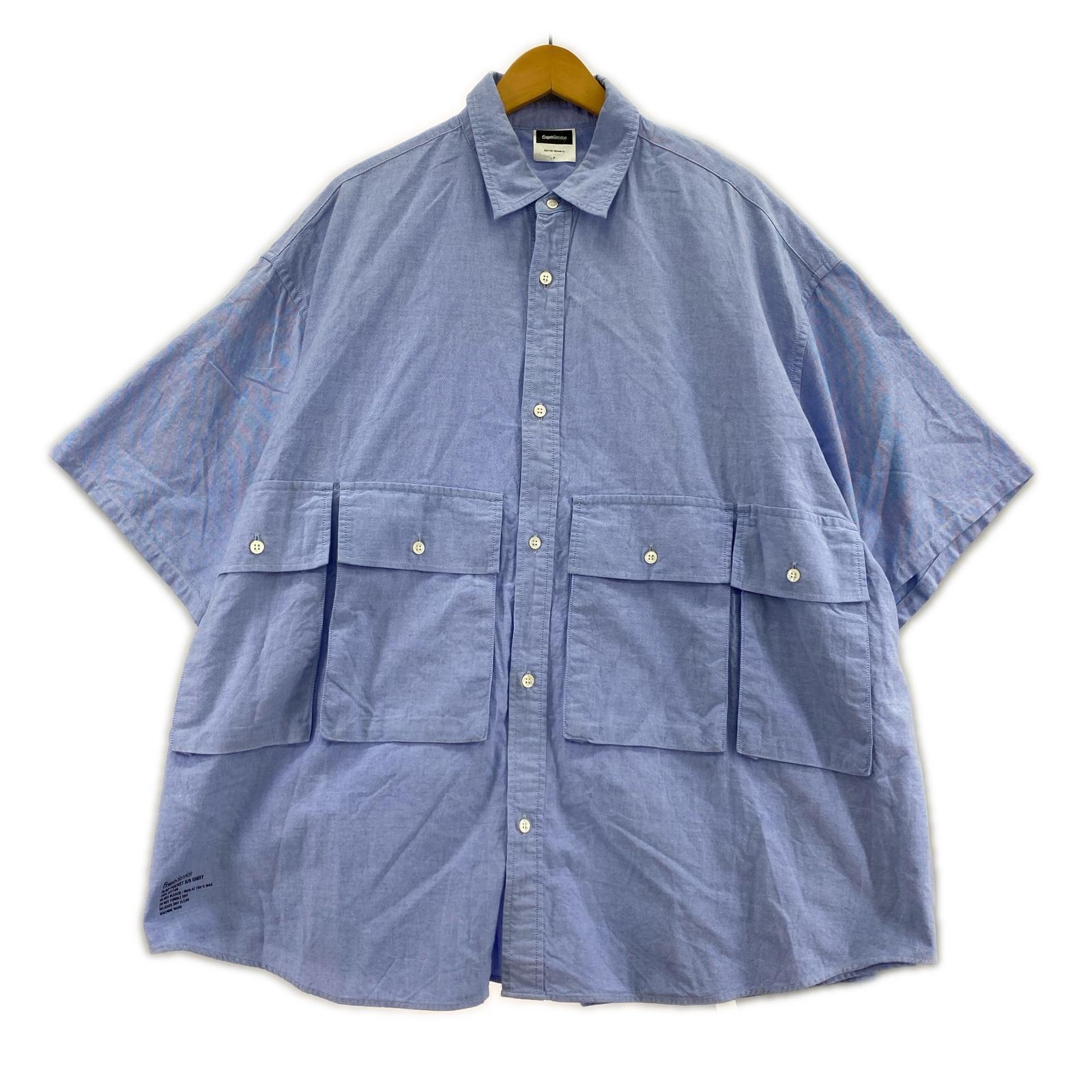 半袖シャツ OXFORD FLAP POCKET S/S SHIRT フリー