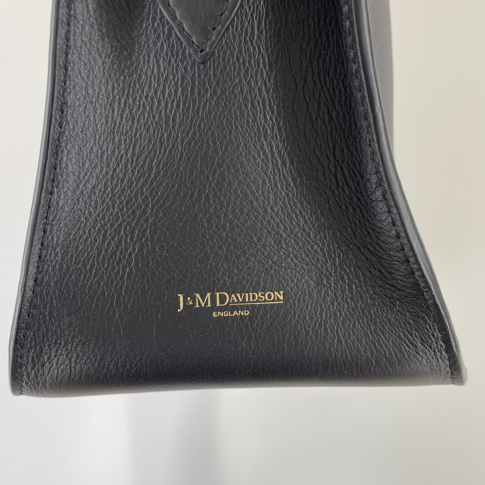 ショルダーバッグ J&M DAVIDSON クイバー バケットバッグ ブラック