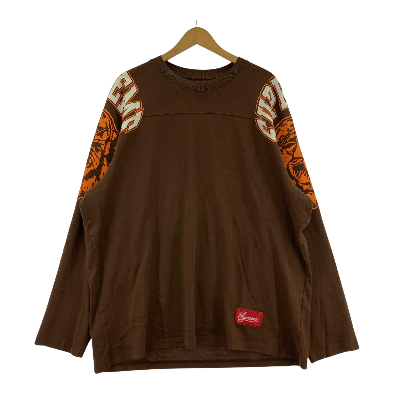長袖Tシャツ Mascot L/S Football XL ブラウン
