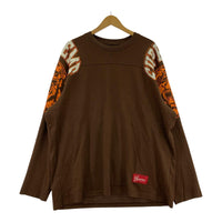 長袖Tシャツ Mascot L/S Football XL ブラウン