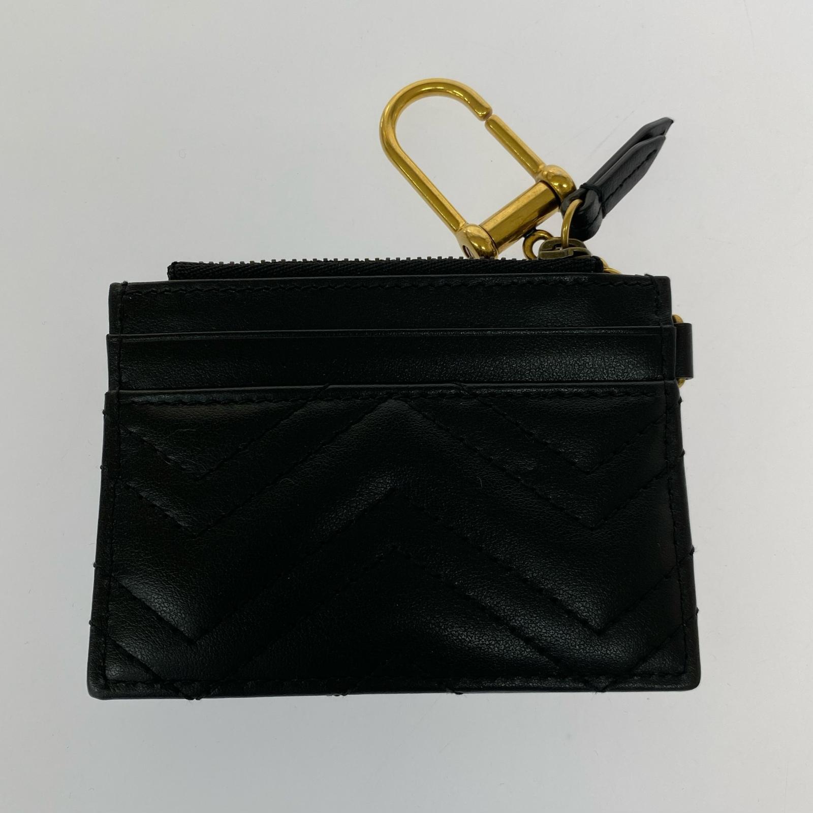 GUCCI ブラックレザー カードケース