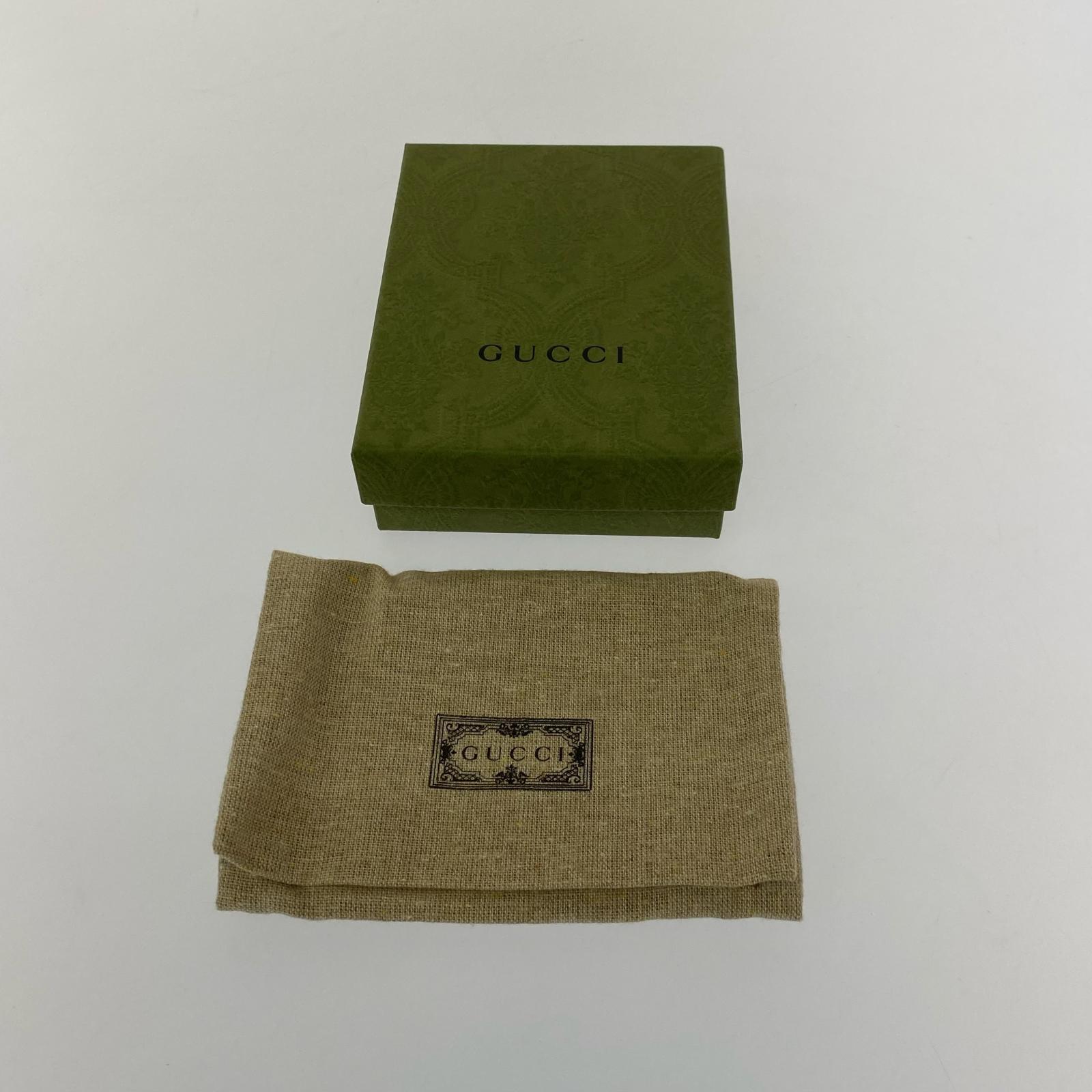 GUCCI ブラックレザー カードケース