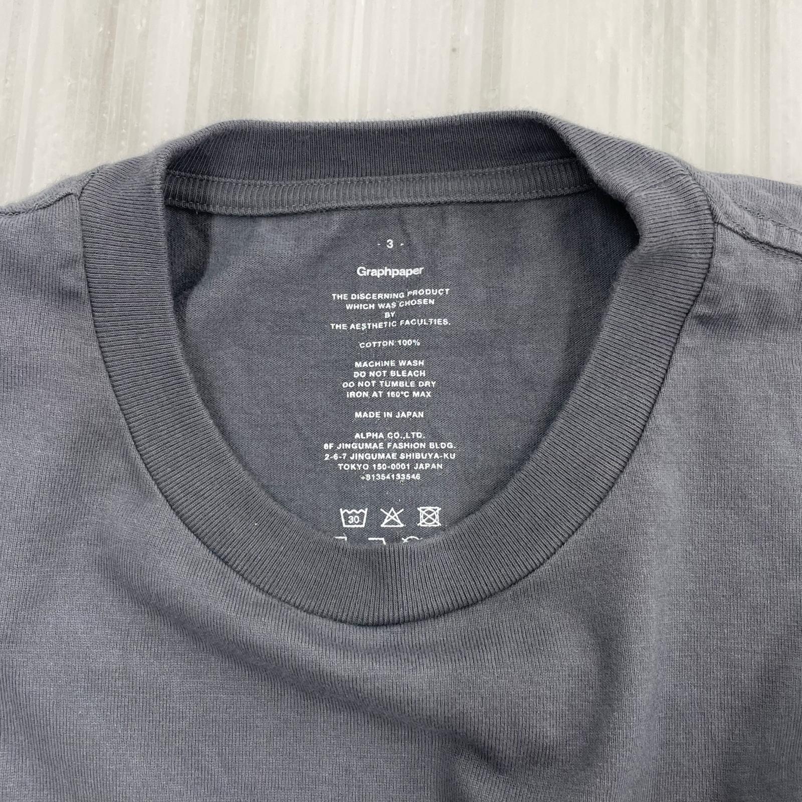 半袖Tシャツ パリPOPUP記念品 3 グレー