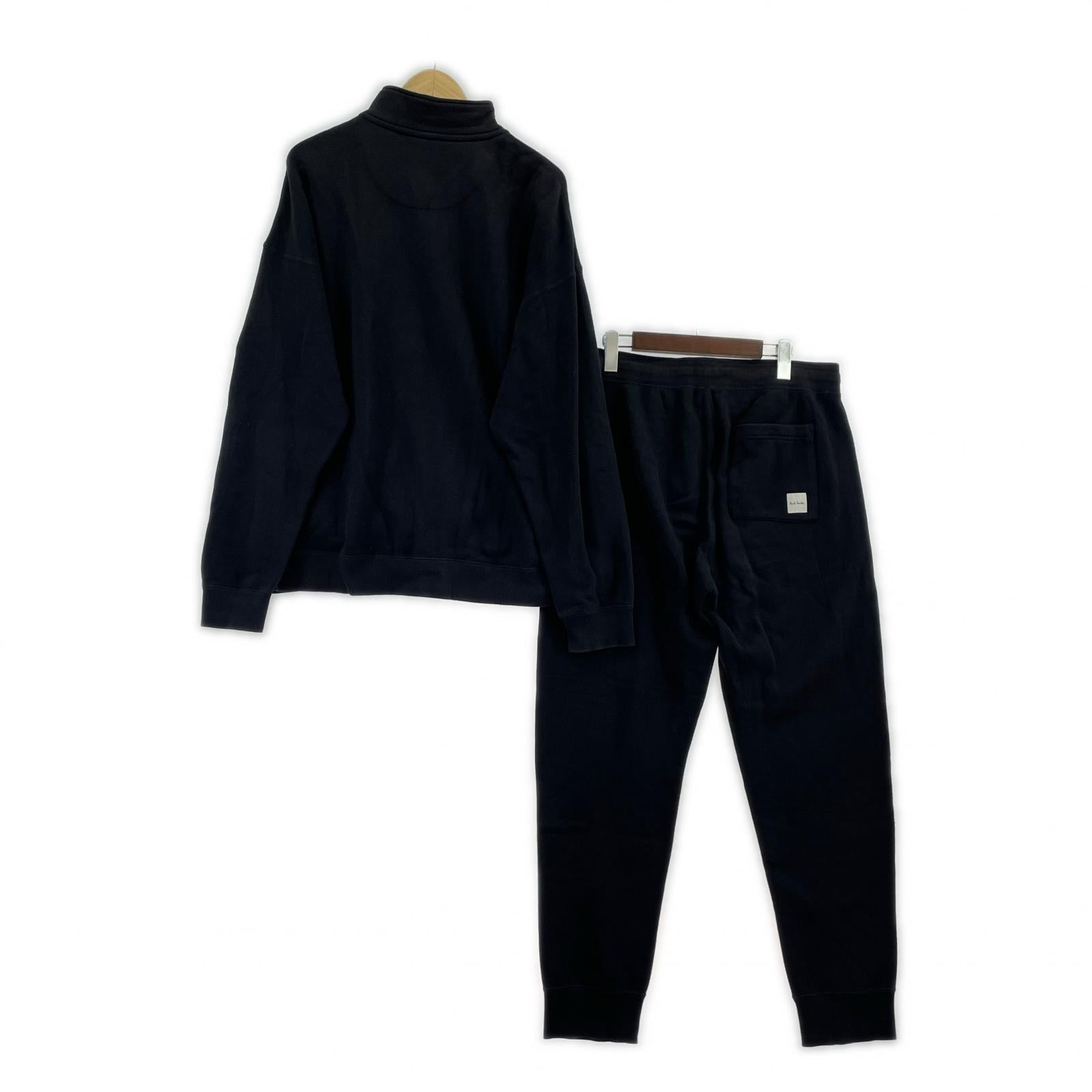 セットアップ Paul Smith ハーフジップスウェット セットアップ 黒 (L) L ブラック