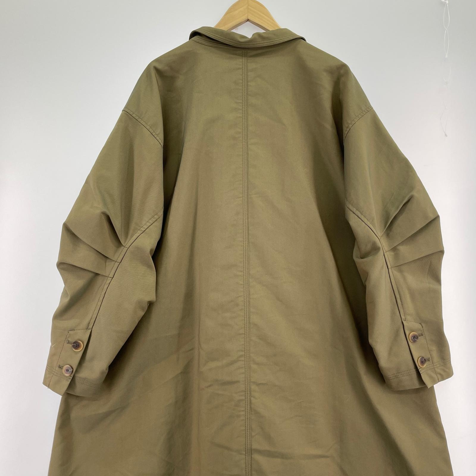 ジャケット ETRE TOKYO スタンドカラーシャツ BWN M カーキ
