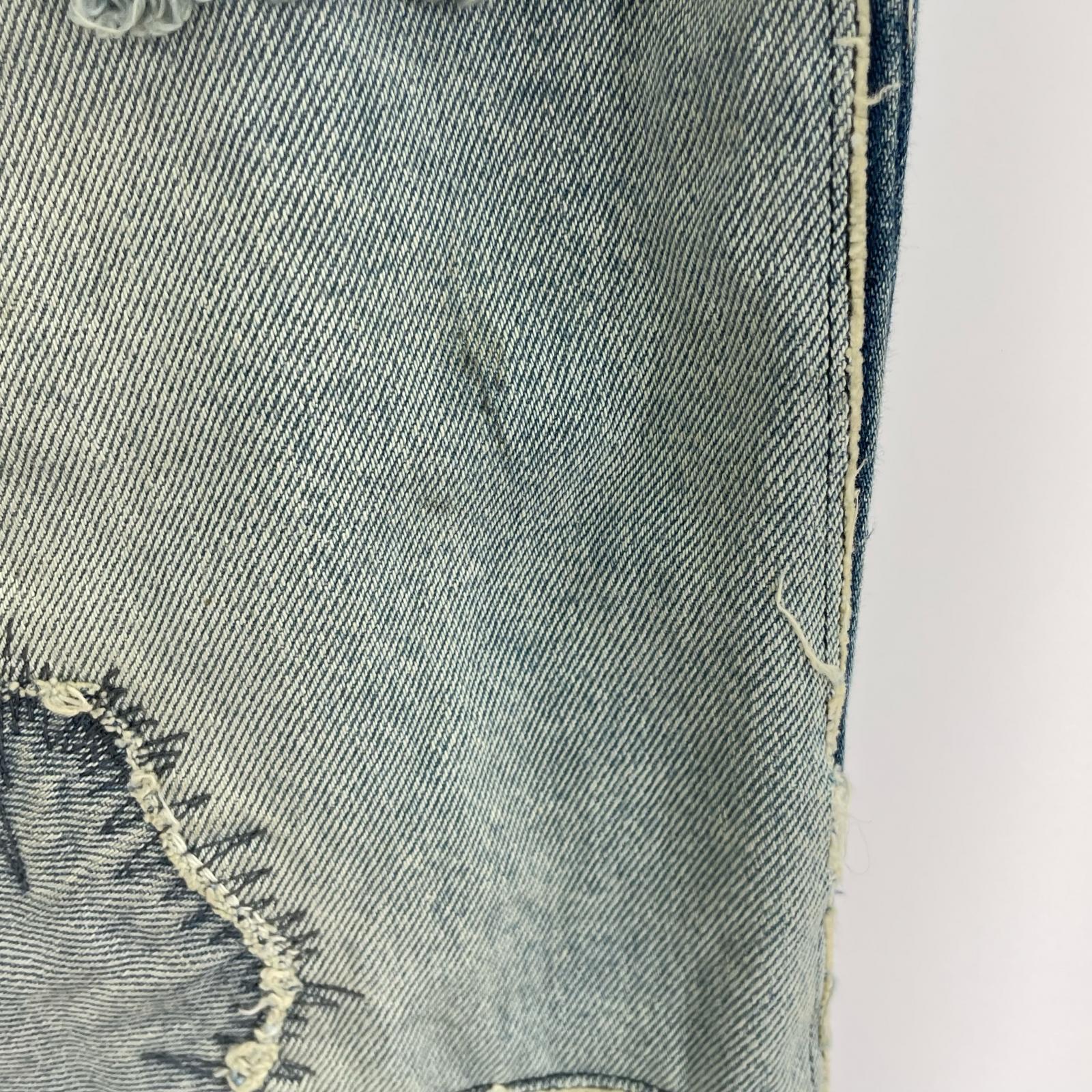 デニムパンツ Patchwork Denim ブルー