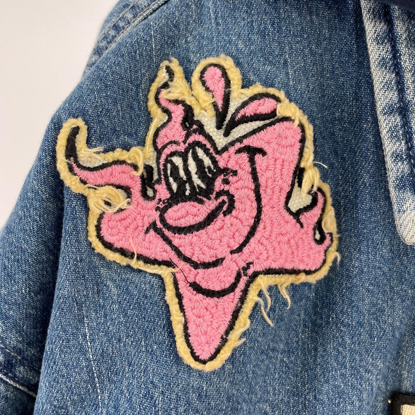 ジャケット Patches Hooded Zip Up Shirt ブルー