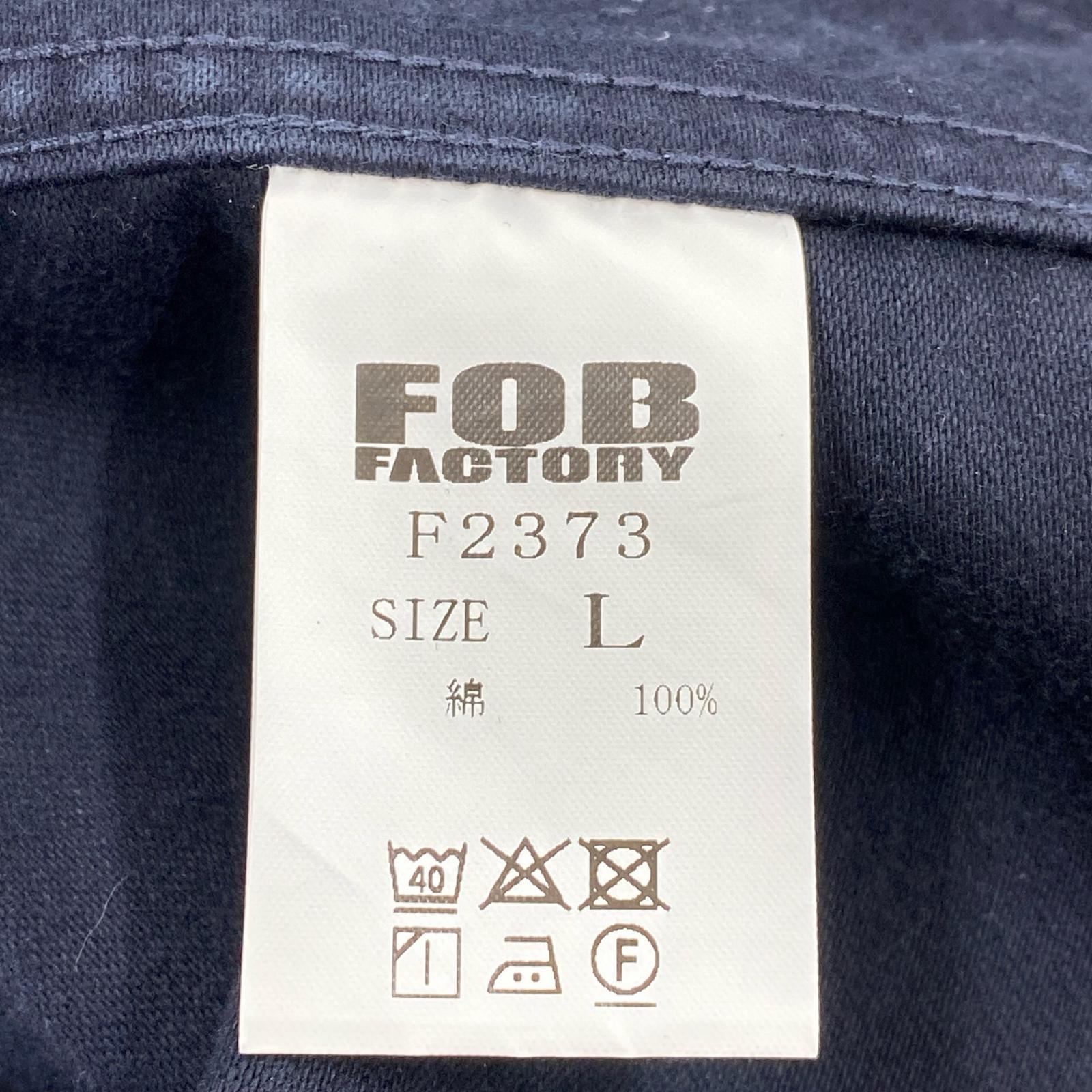 テーラードジャケット FOB FACTORY フレンチモールスキンジャケット NYV 3 3 ネイビー