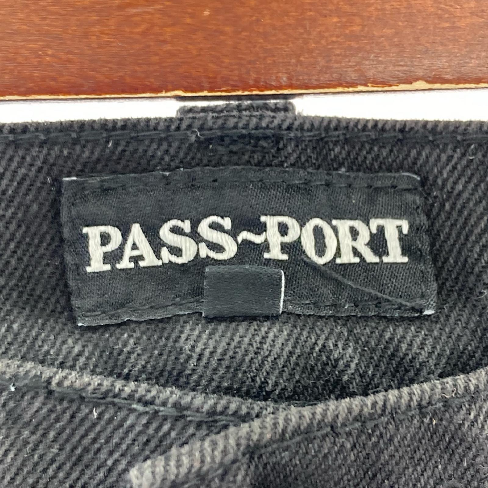 デニムパンツ PASS-PORT BLK 32 ブラック