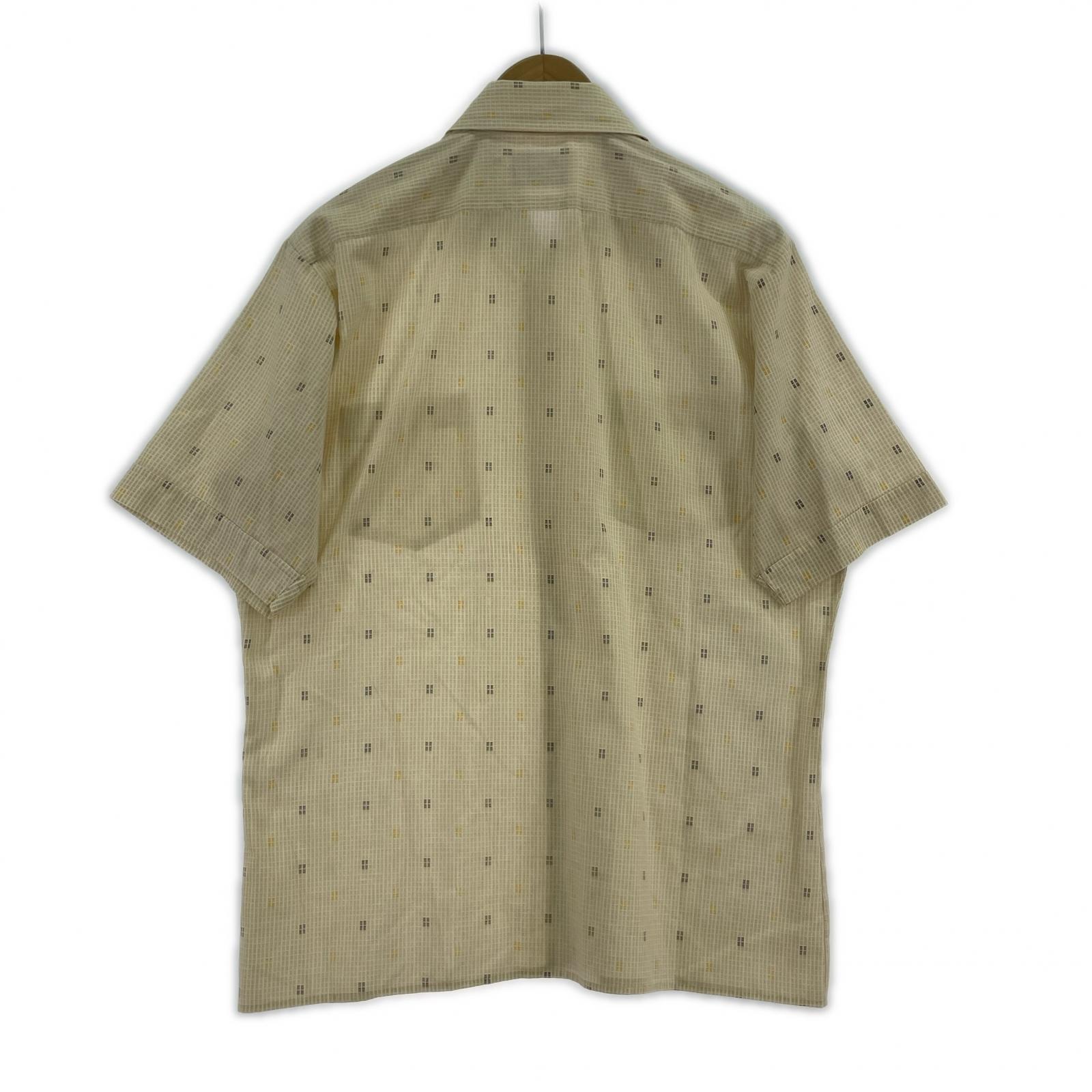 半袖シャツ MONTGOMERY WARD 70s (M) M ベージュ