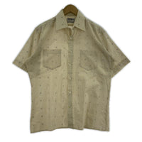 半袖シャツ MONTGOMERY WARD 70s (M) M ベージュ