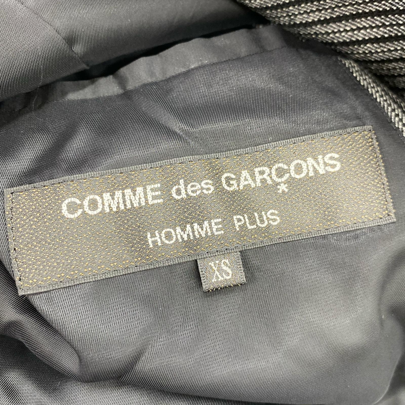 テーラードジャケット HOMME PLUS 12AW 異素材切替 テーラードジャケット グレー XS グレー