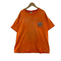 半袖Tシャツ バックプリント L オレンジ