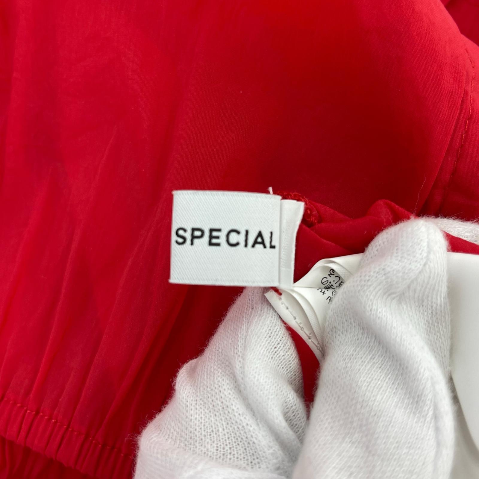 長袖シャツ Sheer Short Length Shirt フリー レッド