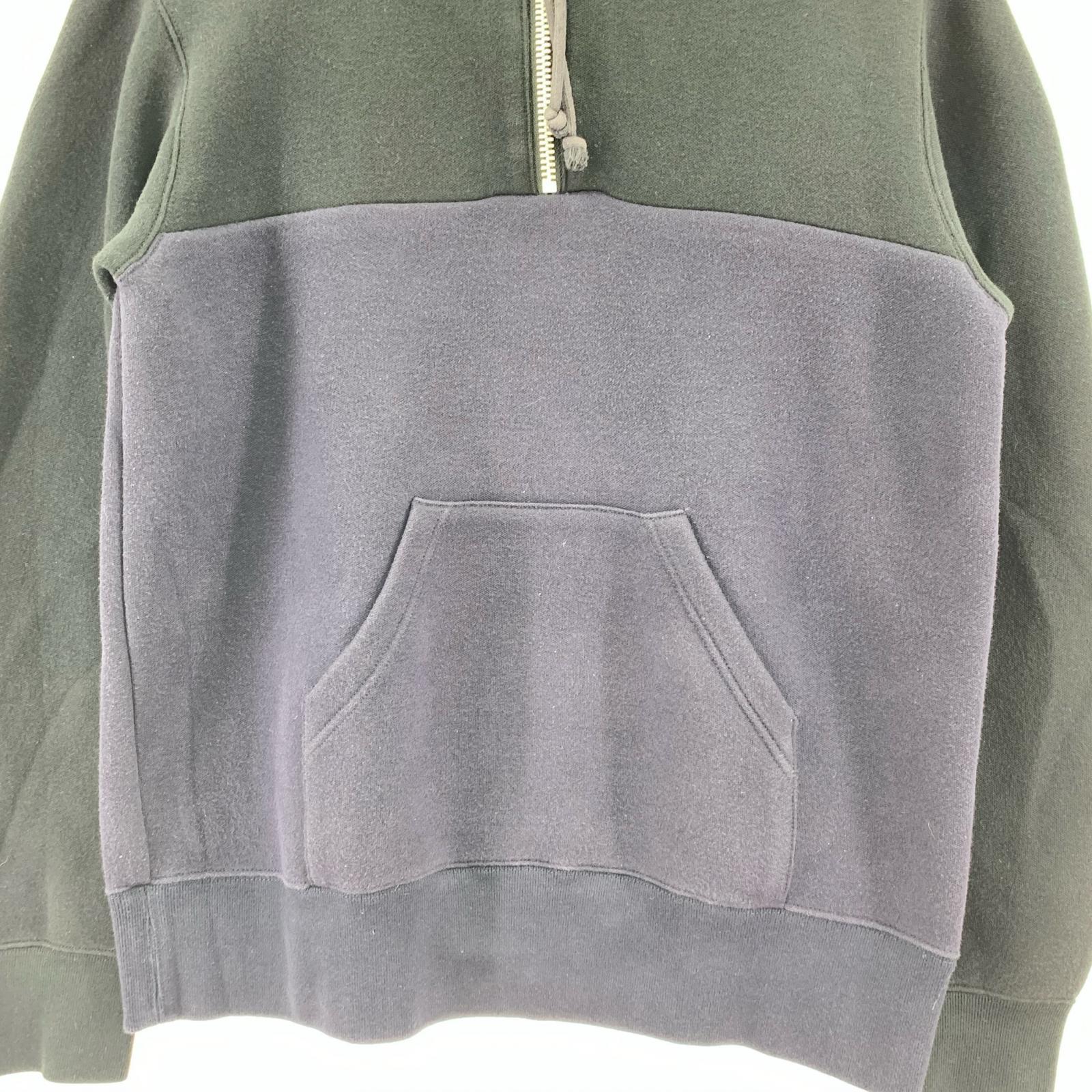 パーカー 17AW/切替ハーフジップ/NYV 1 ネイビー