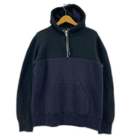 パーカー 17AW/切替ハーフジップ/NYV 1 ネイビー