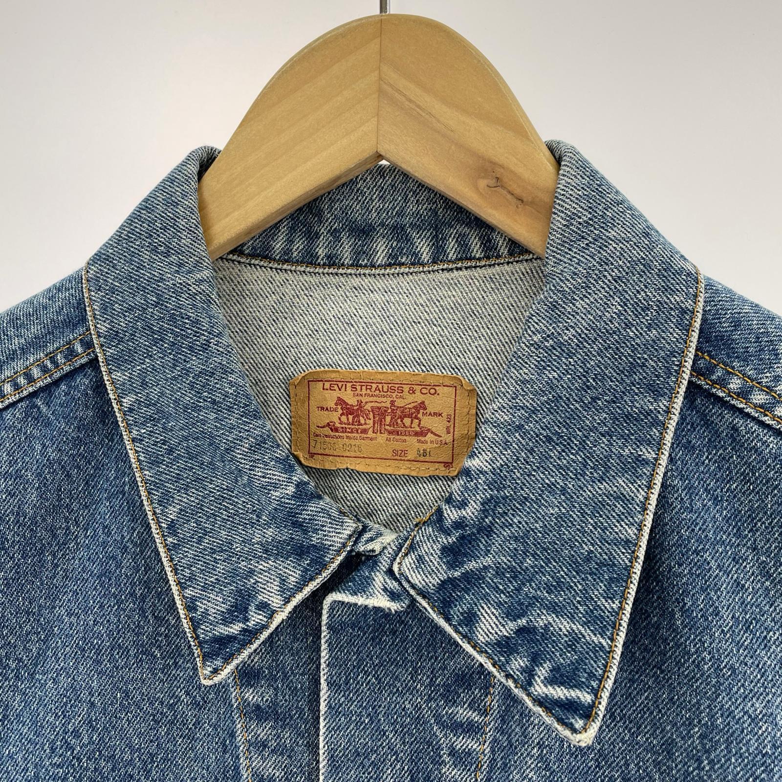 デニムジャケット ×ボブマーリー 80s リメイクデニムジャケット (2XL) ブルー