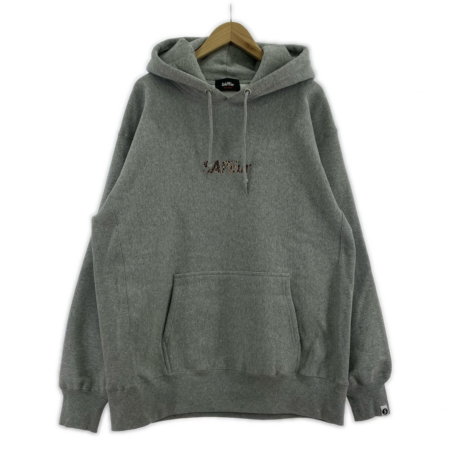 パーカー Brown Leopard Head Hoodie XL GRY グレー