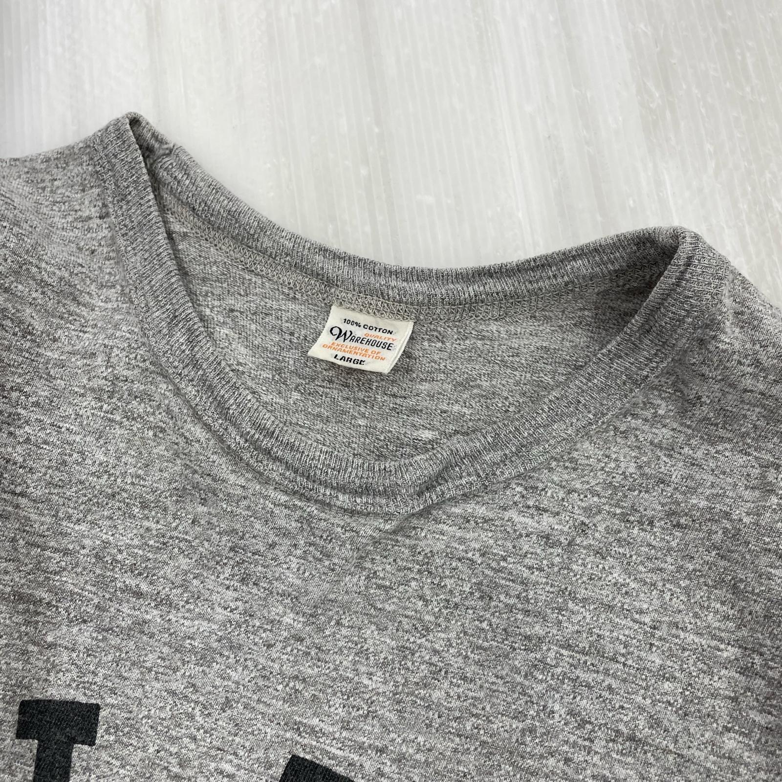 半袖Tシャツ WAREHOUSE I.U.FOUNDATION Tシャツ グレー (L) L グレー