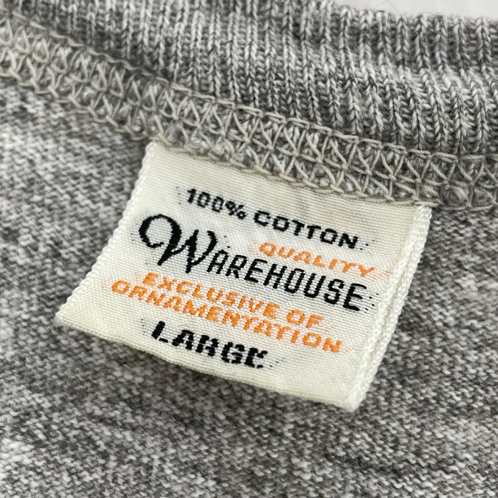 半袖Tシャツ WAREHOUSE I.U.FOUNDATION Tシャツ グレー (L) L グレー