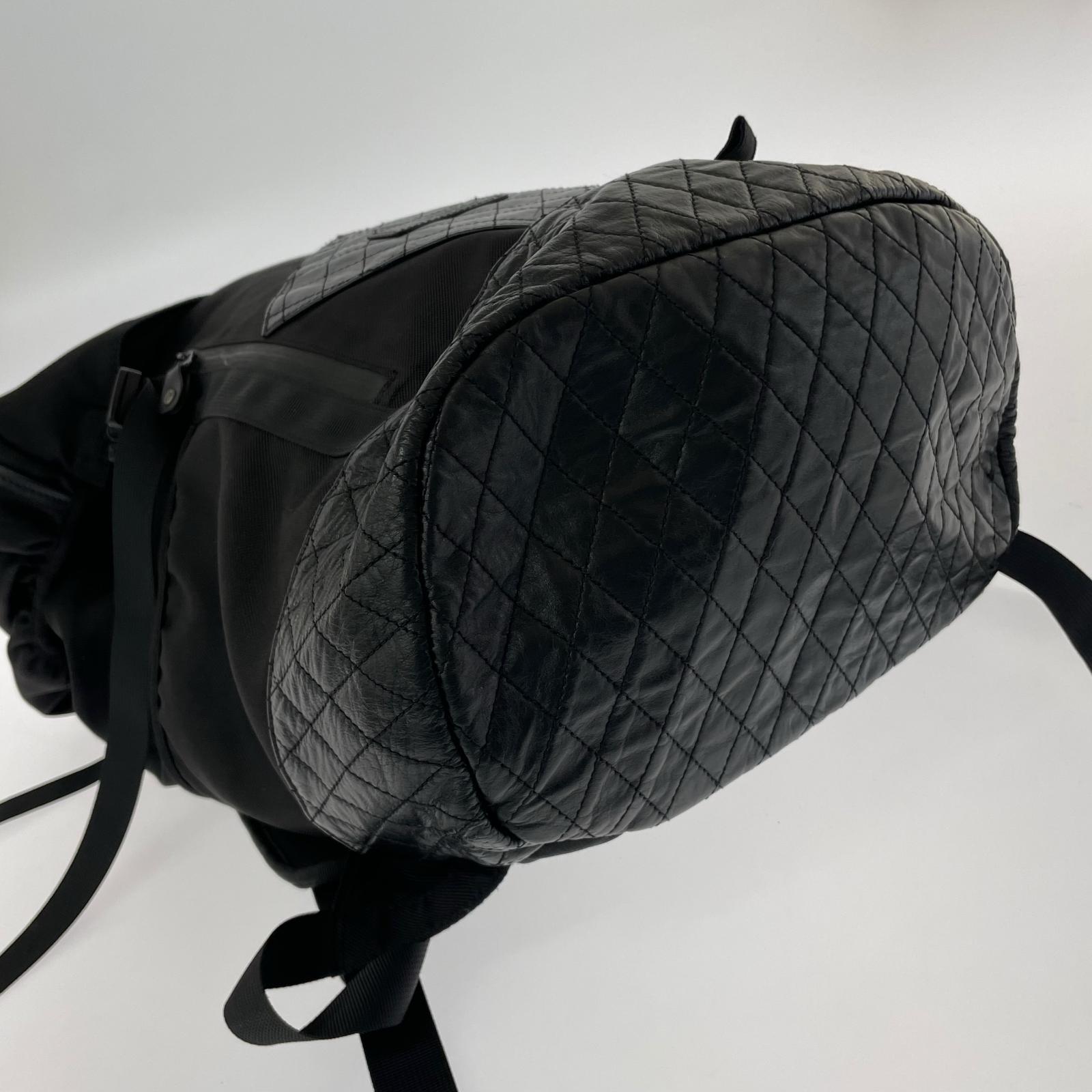 リュック・デイパック BLACK REBEL 黒 切替 ブラック