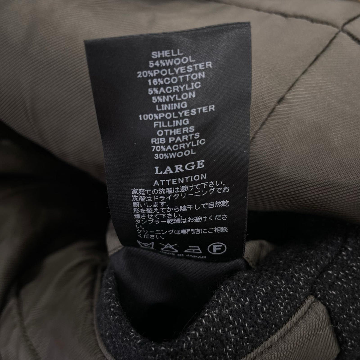 テーラードジャケット BLACK REBEL (M) 17AW L ブラック
