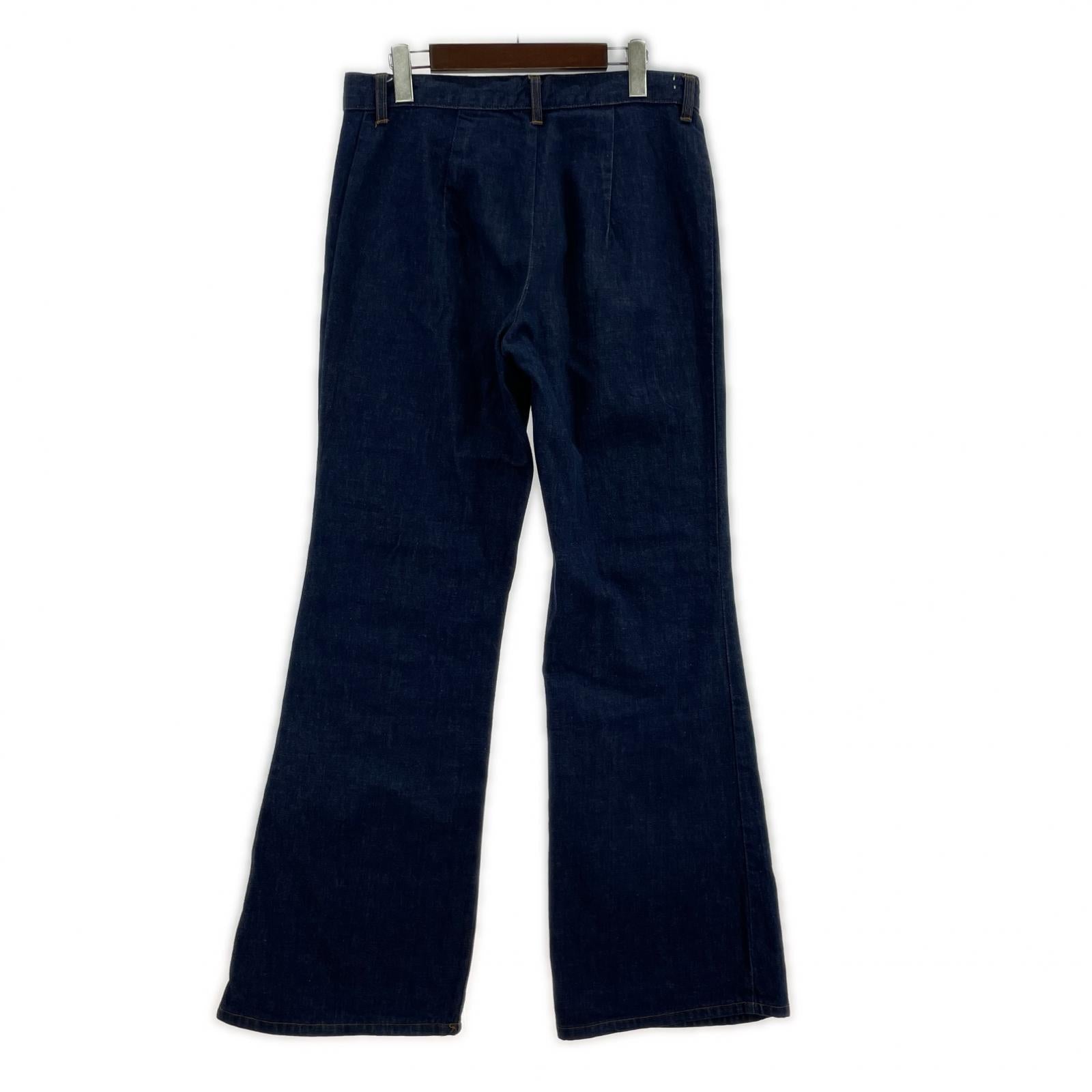デニムパンツ 70s Levi's for Gals BIG E ベルボトム ブルー