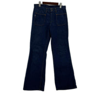 デニムパンツ 70s Levi's for Gals BIG E ベルボトム ブルー