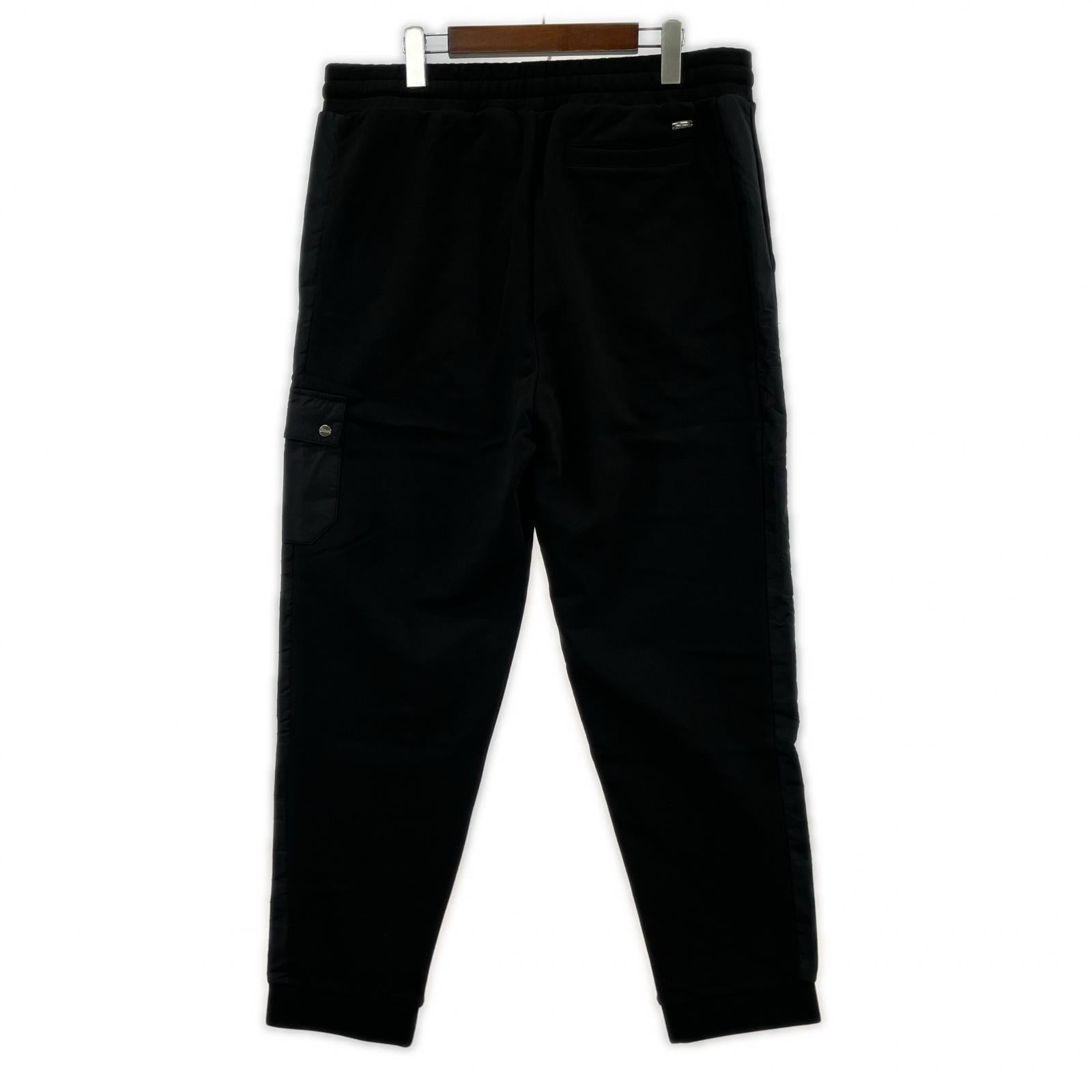 パンツ HERNO スウェット×ナイロン スウェットパンツ XL ブラック ブラック