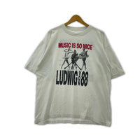 半袖Tシャツ MUSIC IS SO NICE 白 ホワイト