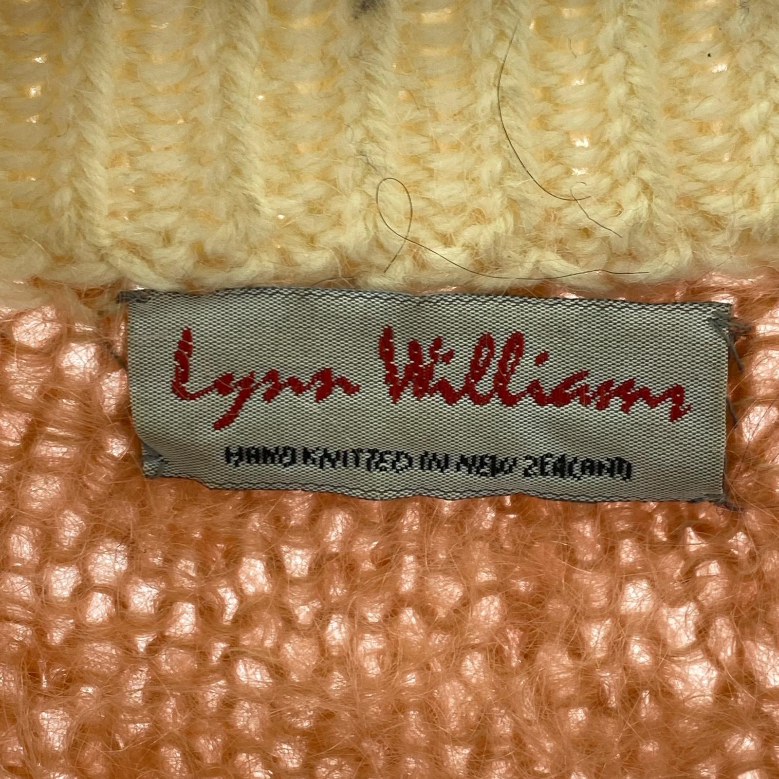 ニット lynn williams 70s アーガイルモヘアニット