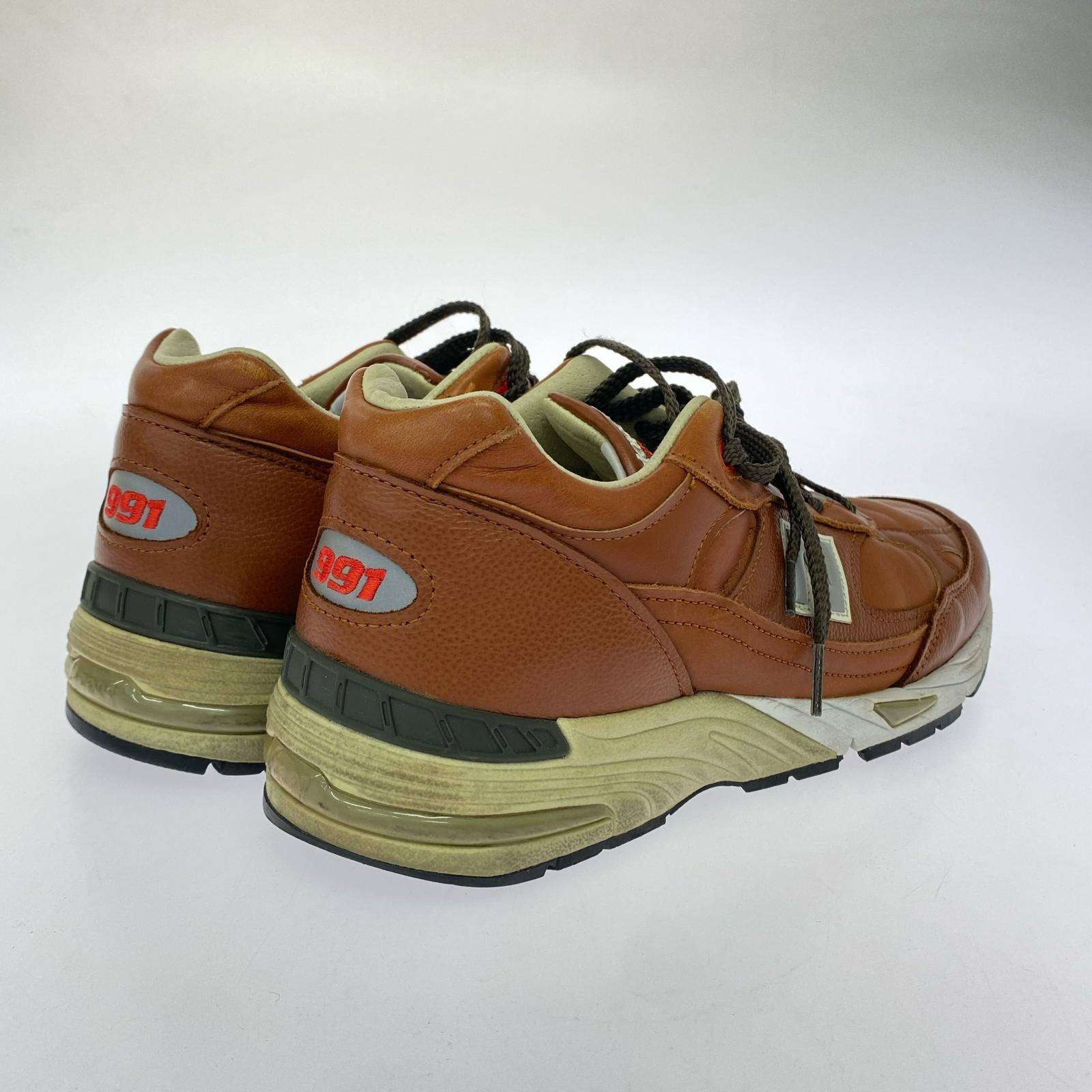 スニーカー M991GNB/UK製/レザー/茶/UK9 1/2 28cm (US10 UK9 1/2 EU46) ブラウン
