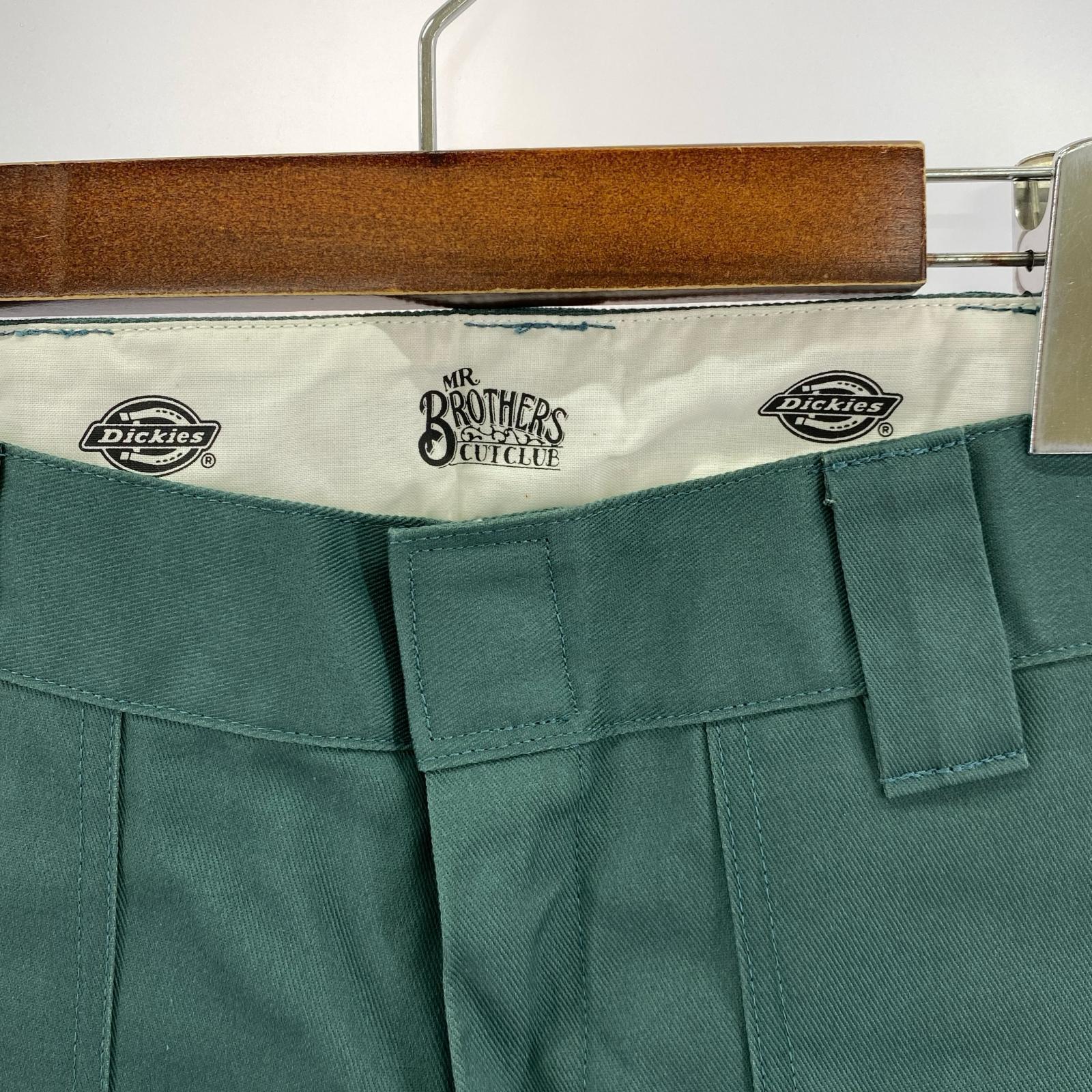 パンツ MR.BROTHERS CUT CLUB×DICKIESBARBER PANTS グリーン