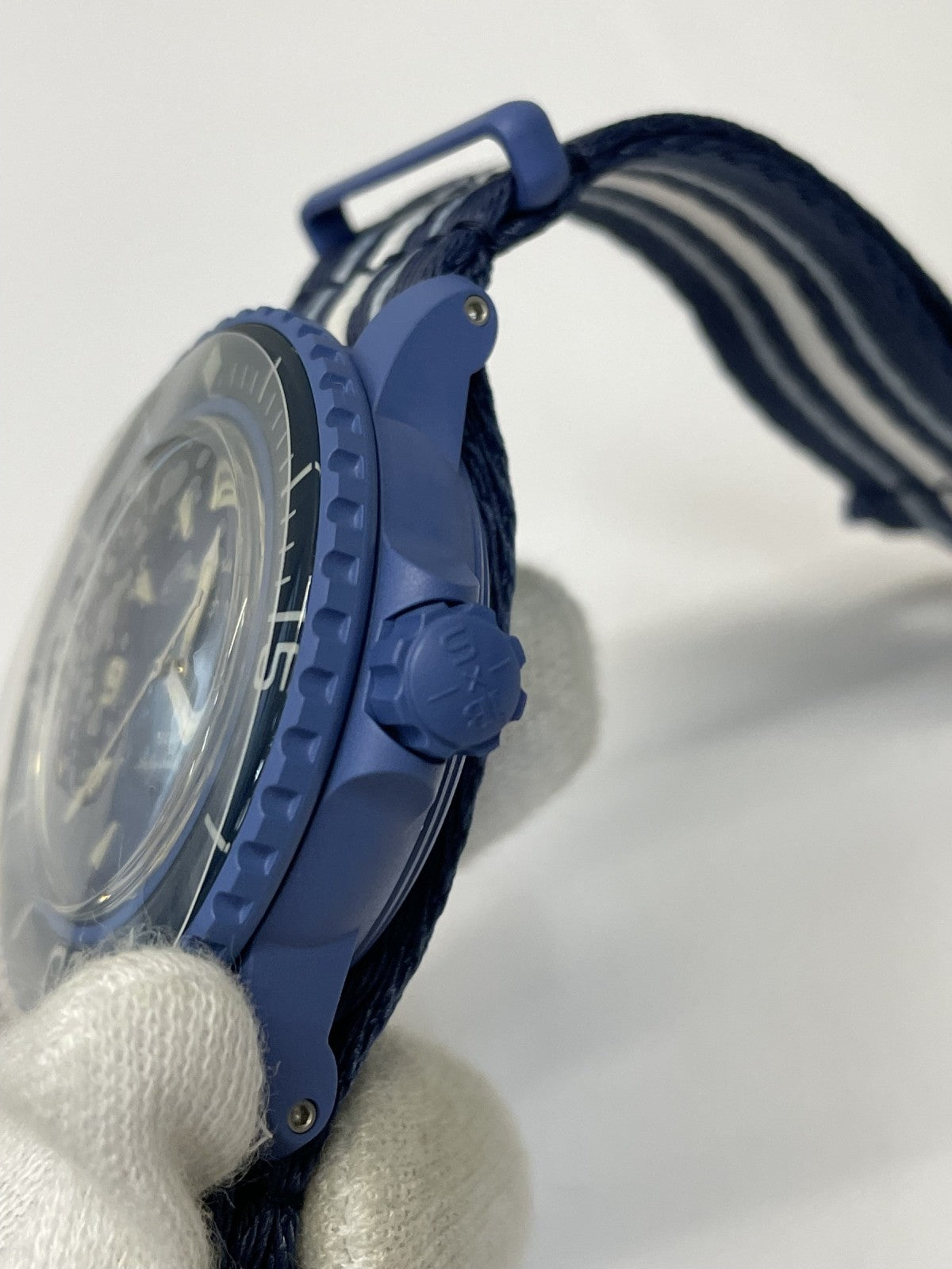 腕時計 Swatch×Blancpain Fifty Fathoms ATLANTIC OCEAN 腕時計 AT