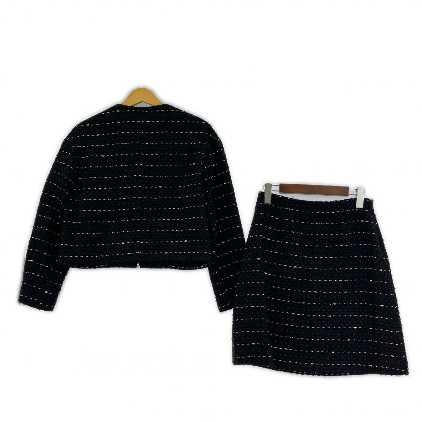 セットアップ LOULOU WILLOUGHBY/ツイード/セットアップ/BLK/1 ブラック