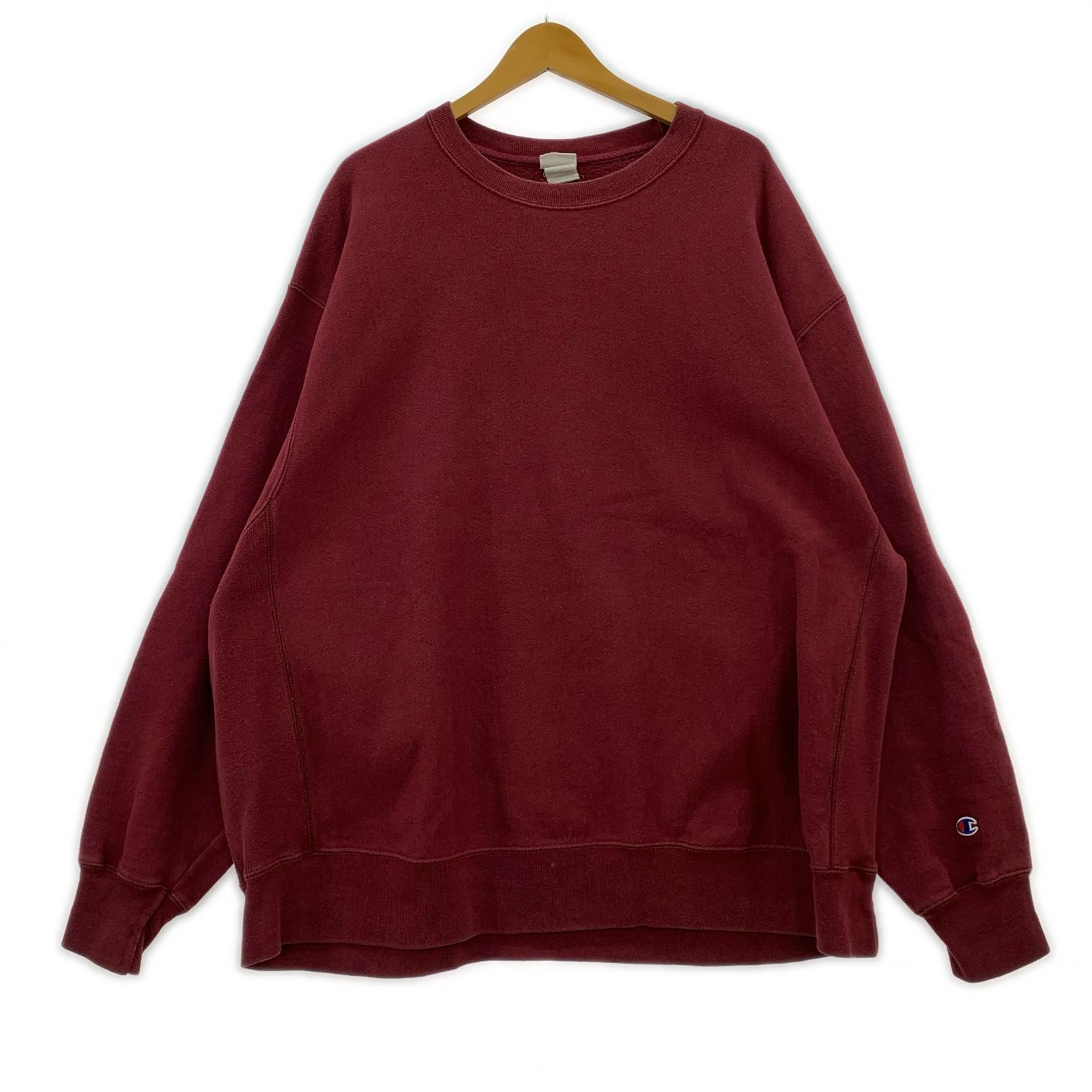 スウェット リバースウィーブ 3XL レッド レッド