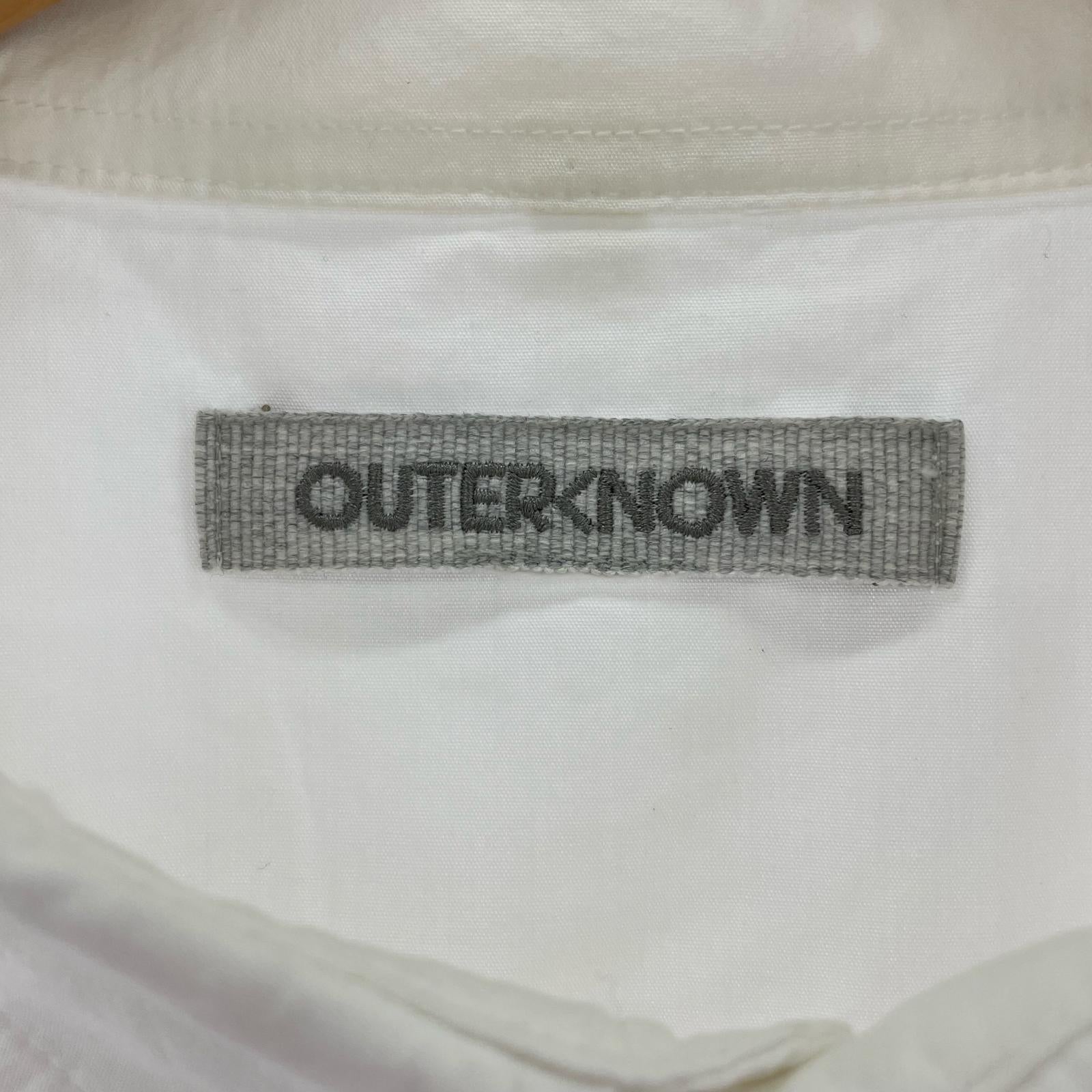 長袖シャツ OUTERKNOWN ザスタジオシャツ (L) L ホワイト