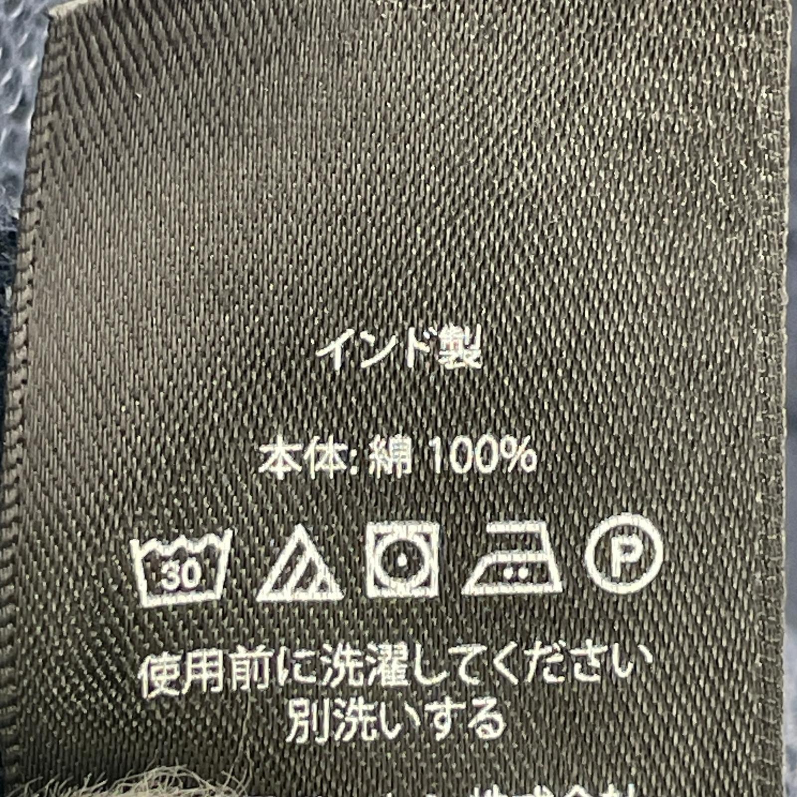 長袖シャツ コットンドビー インディゴベスト (M) M ネイビー