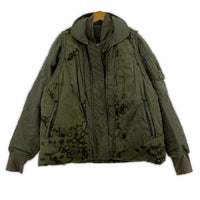 ジャケット JULIUS 18AW カモプリント ギミック ボンバージャケット 3 オリーブ 3