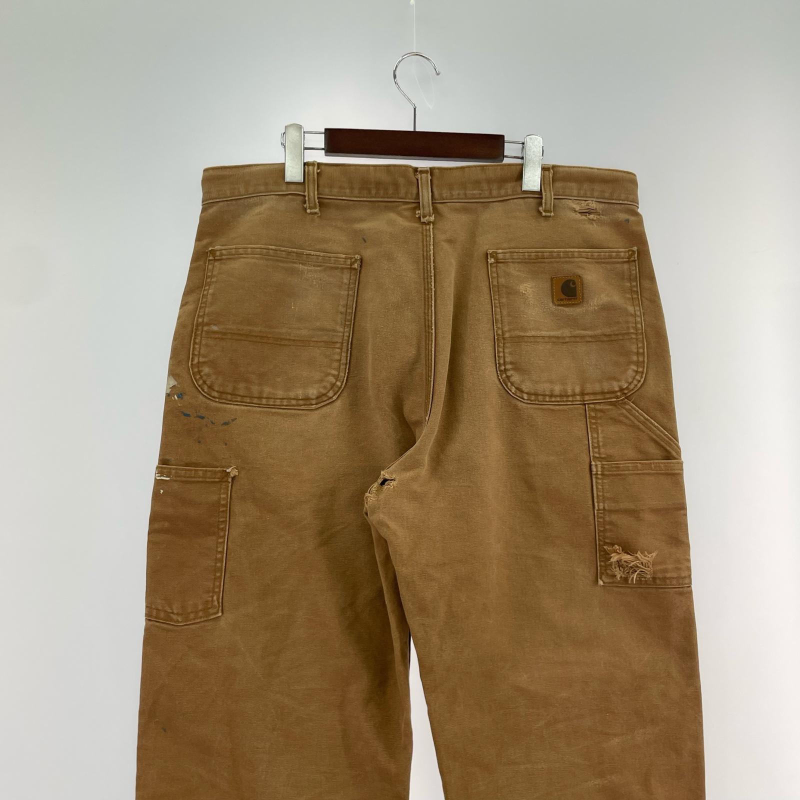 パンツ 襤褸 ペインターダックパンツ 茶 38 ブラウン