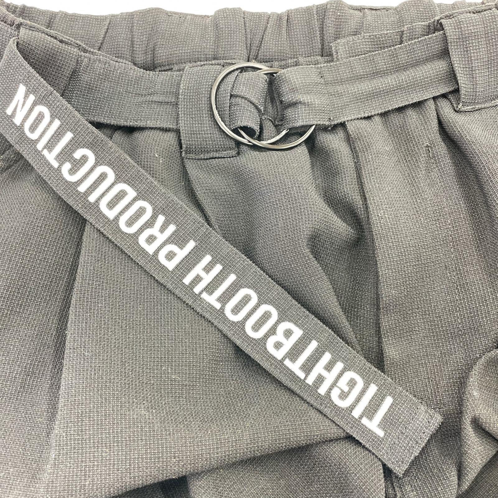 パンツ baggy slacks 黒 L ブラック